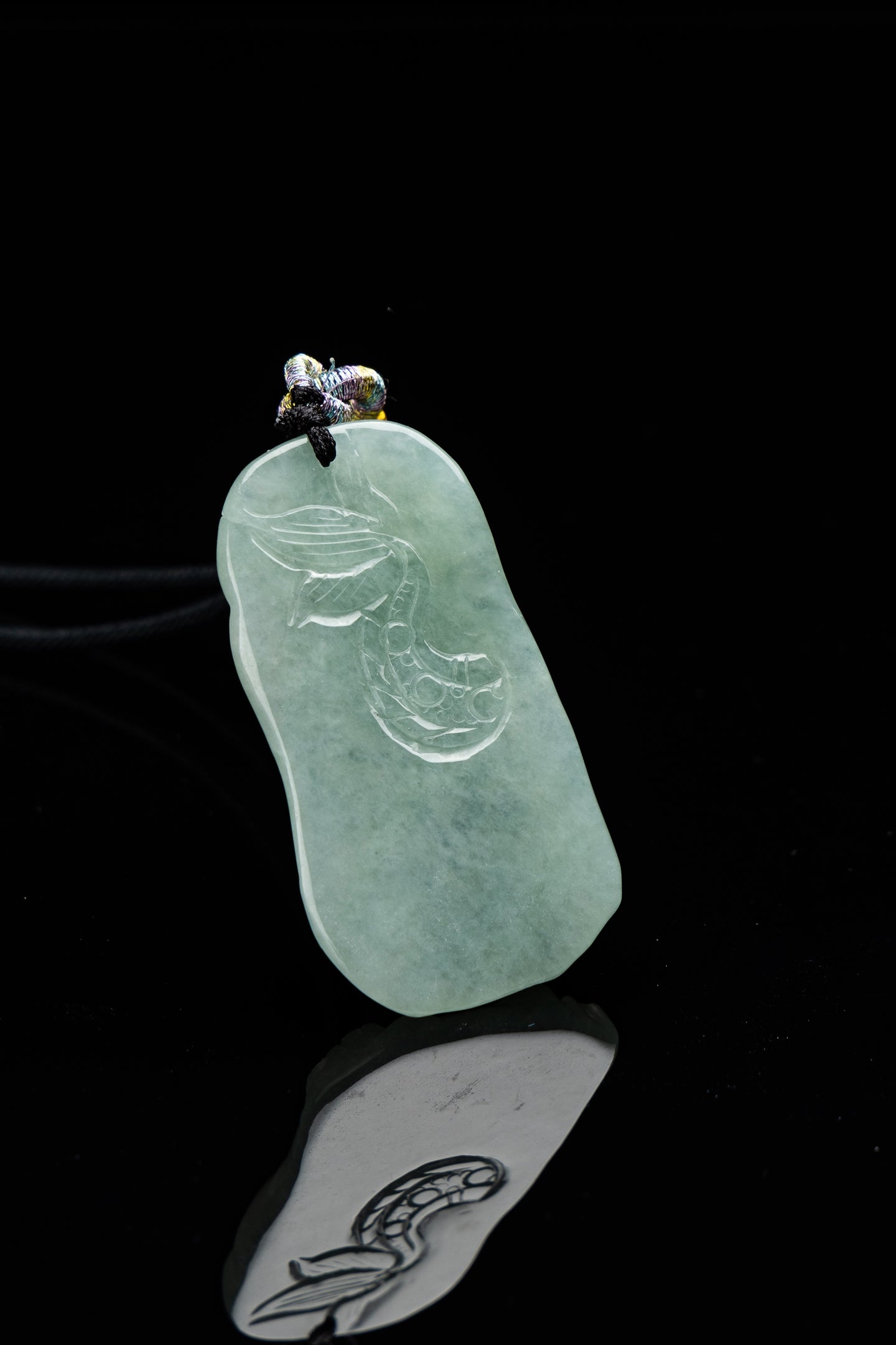 Jade Dragon Loong Pendant-565A5012