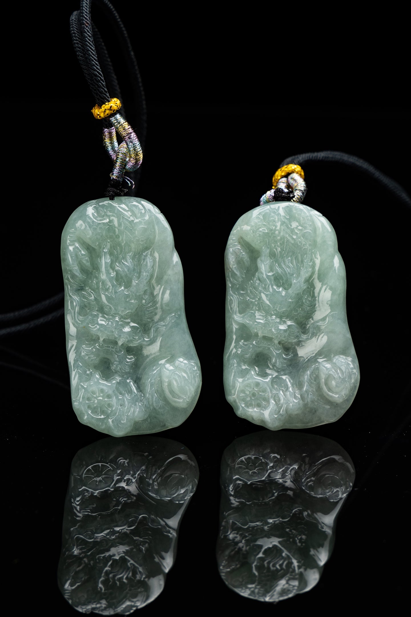 Jade Dragon Loong Pendant-565A5012