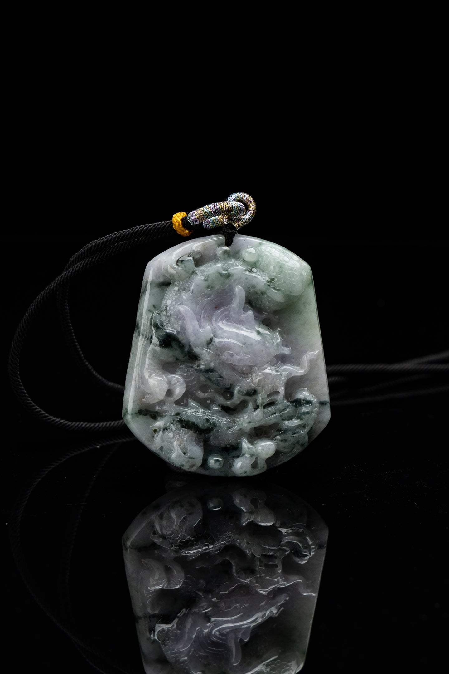 Jade Dragon Loong Pendant-565A5038