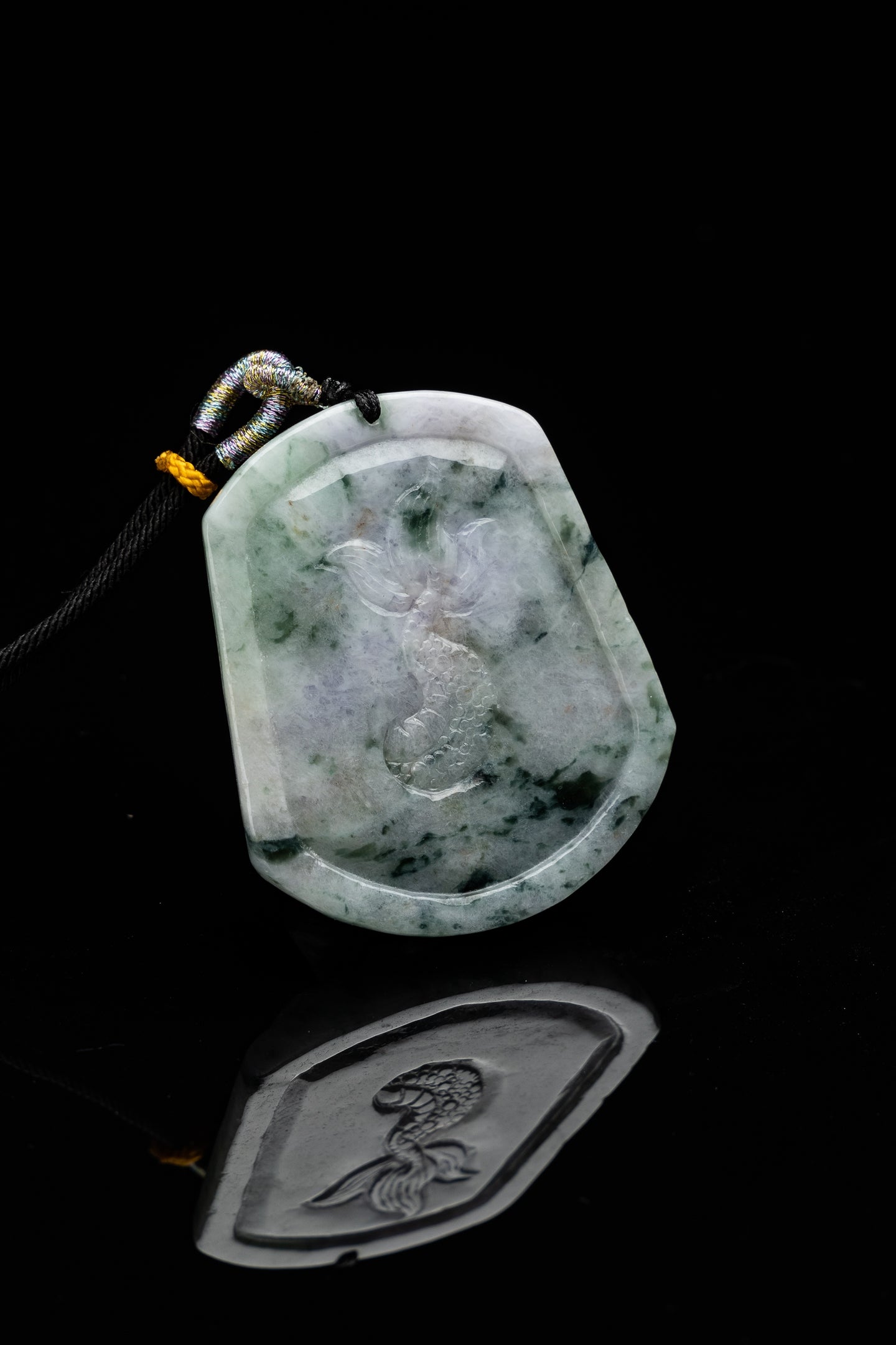 Jade Dragon Loong Pendant-565A5038