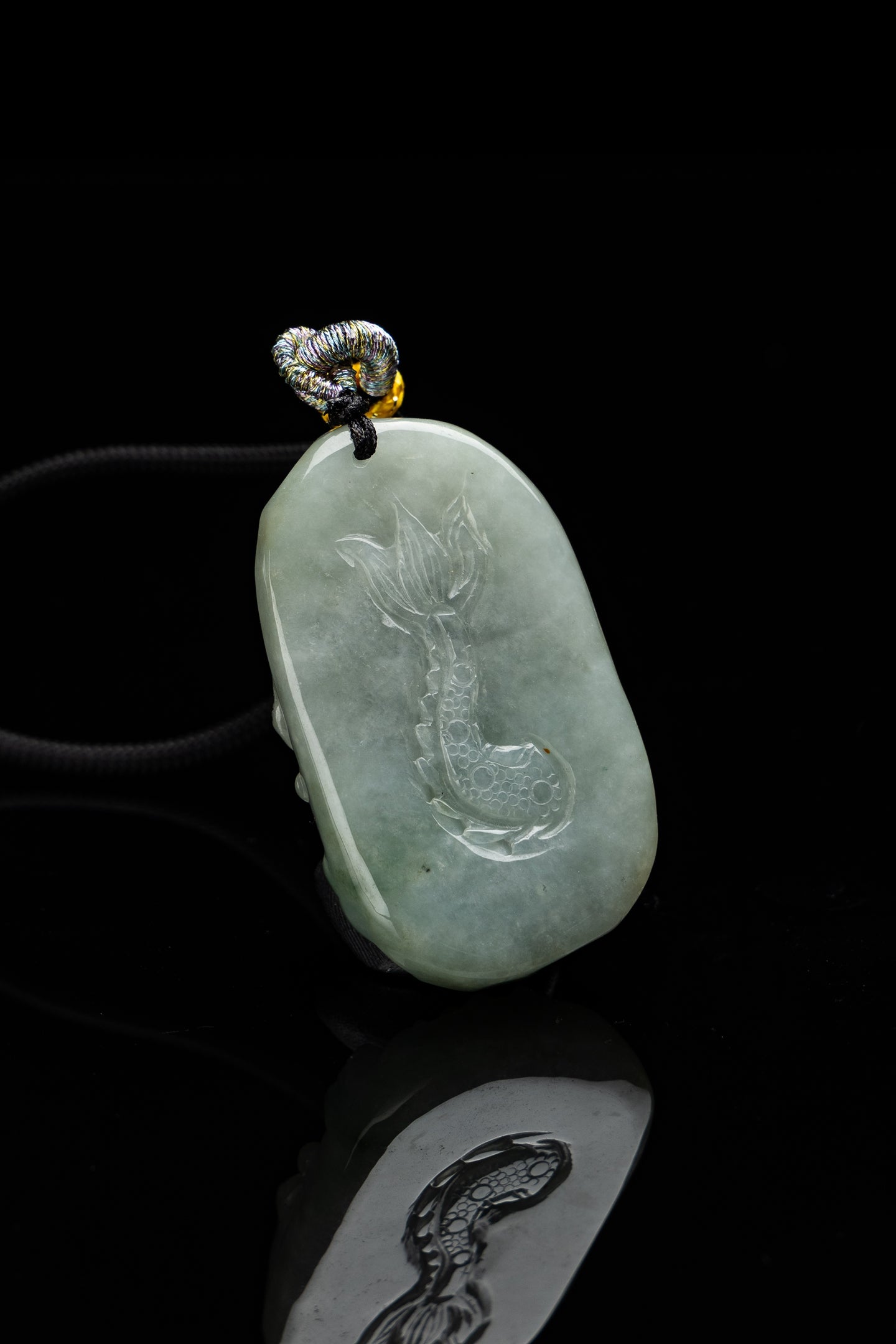 Jade Dragon Loong Pendant-565A5048