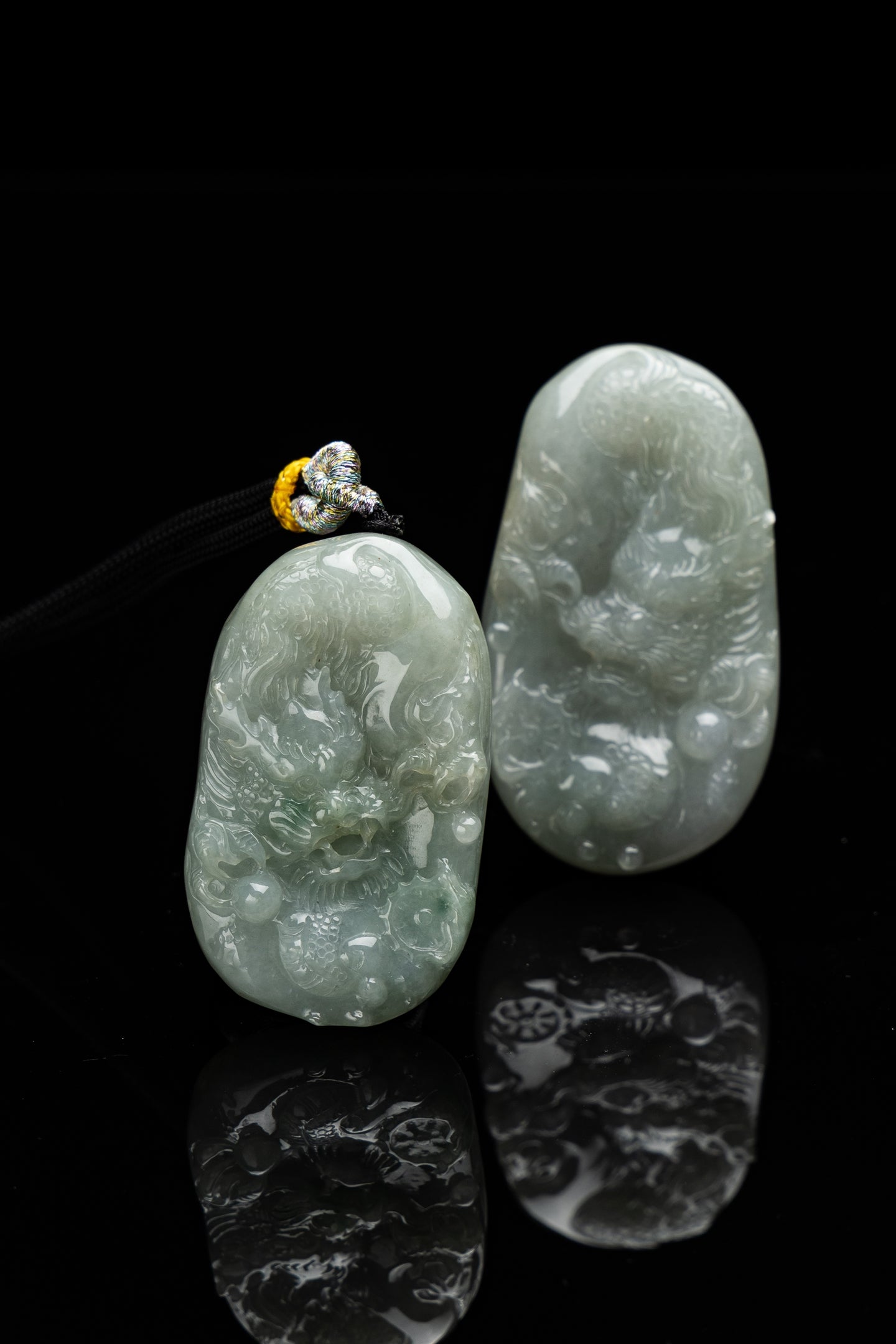 Jade Dragon Loong Pendant-565A5048