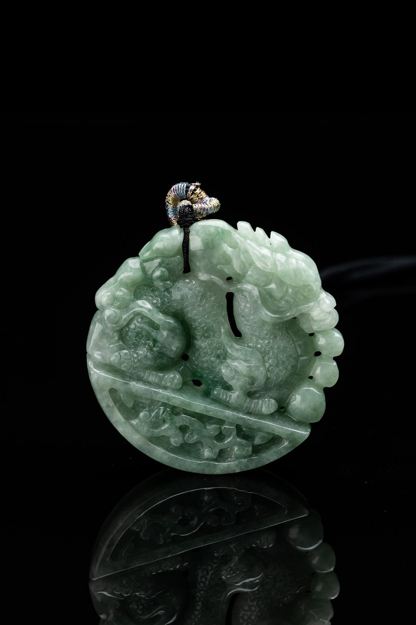 Jade Dragon Loong Pendant-565A5058