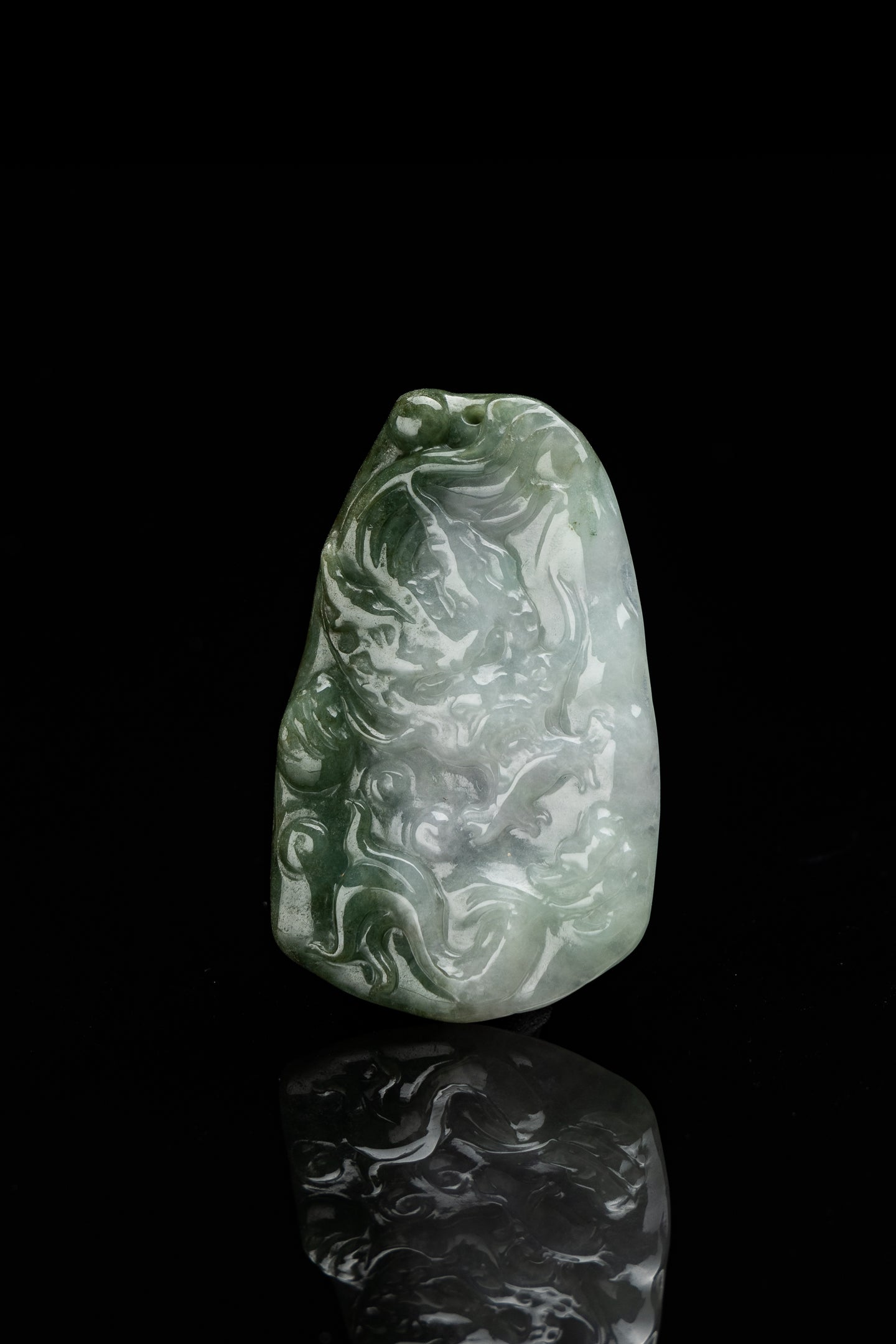 Jade Dragon Loong Pendant-565A5188