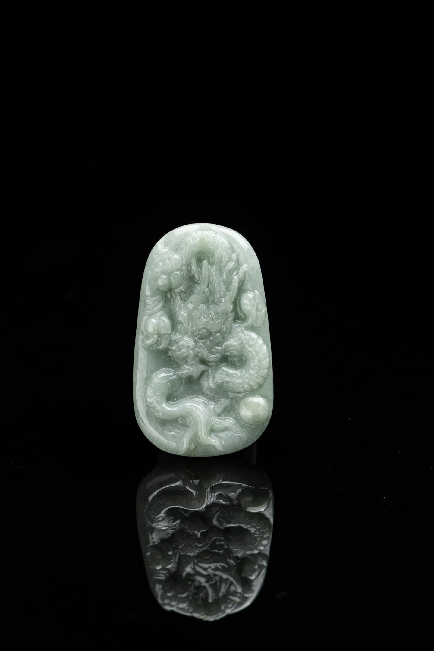 Jade Dragon Loong Pendant-565A5259