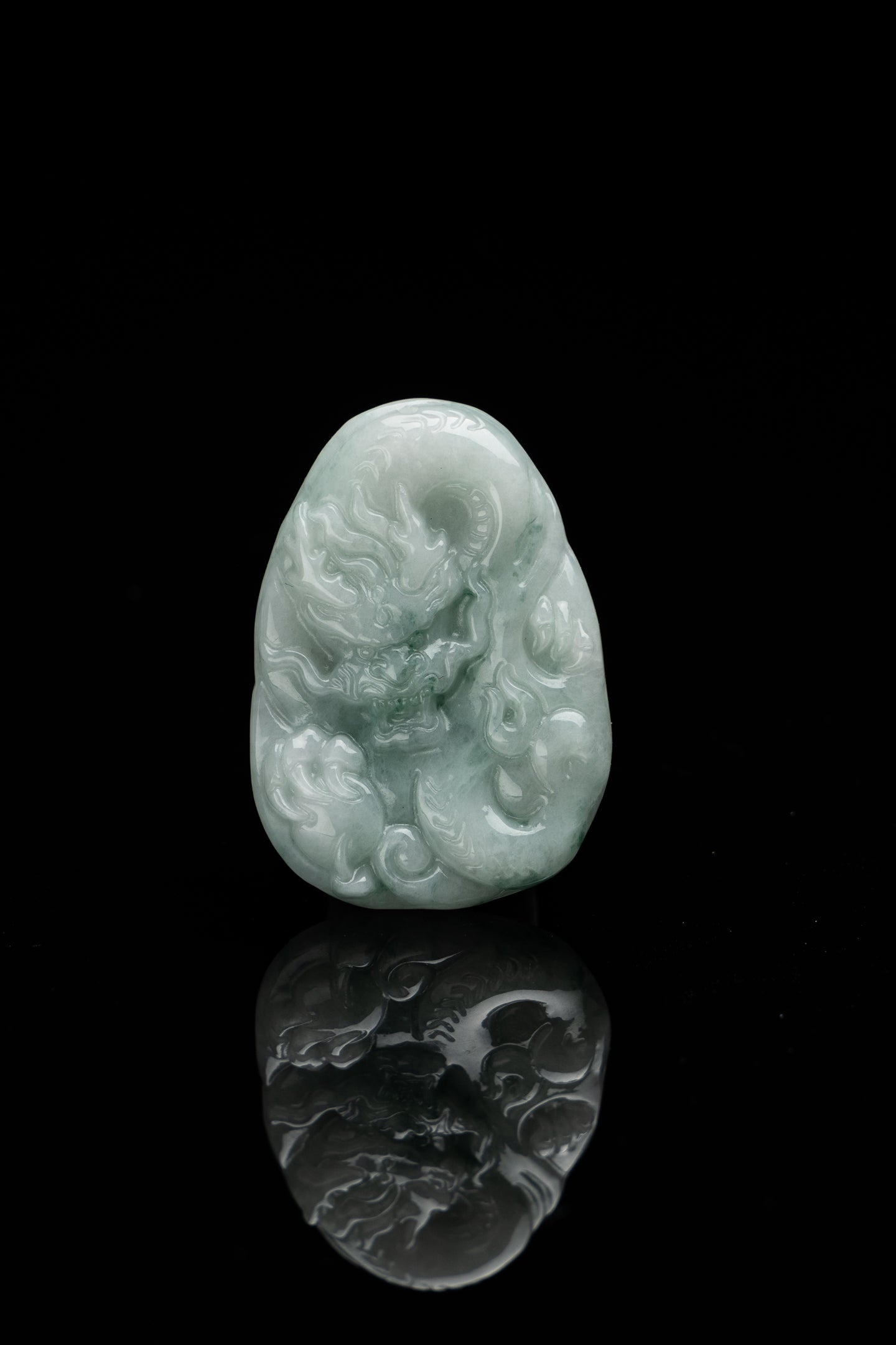 Jade Dragon Loong Pendant-565A5264