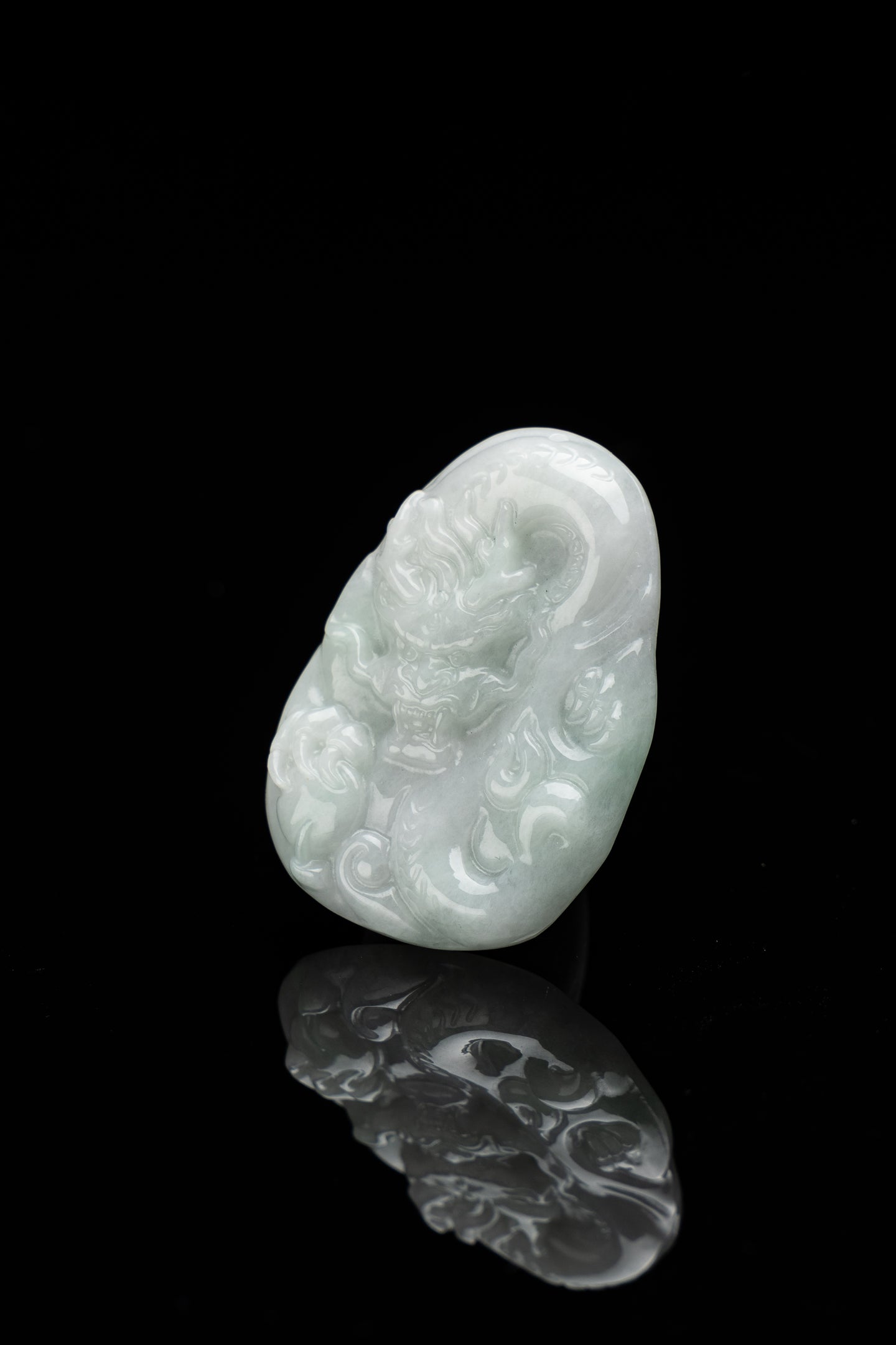 Jade Dragon Loong Pendant-565A5264