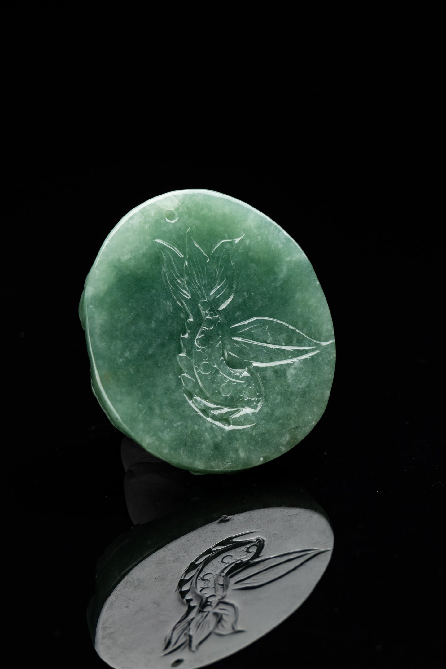 Jade Dragon Loong Pendant-565A5269