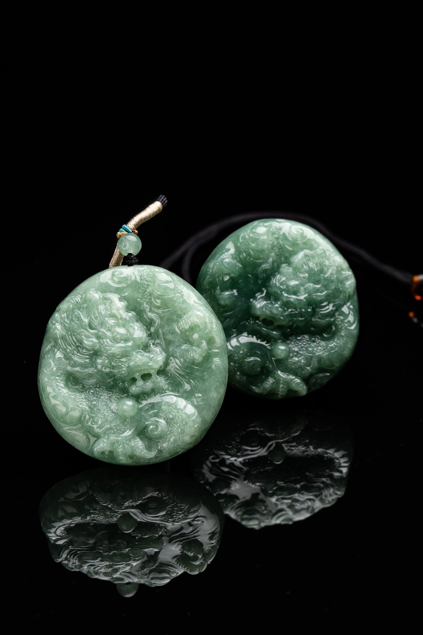 Jade Dragon Loong Pendant-565A5269